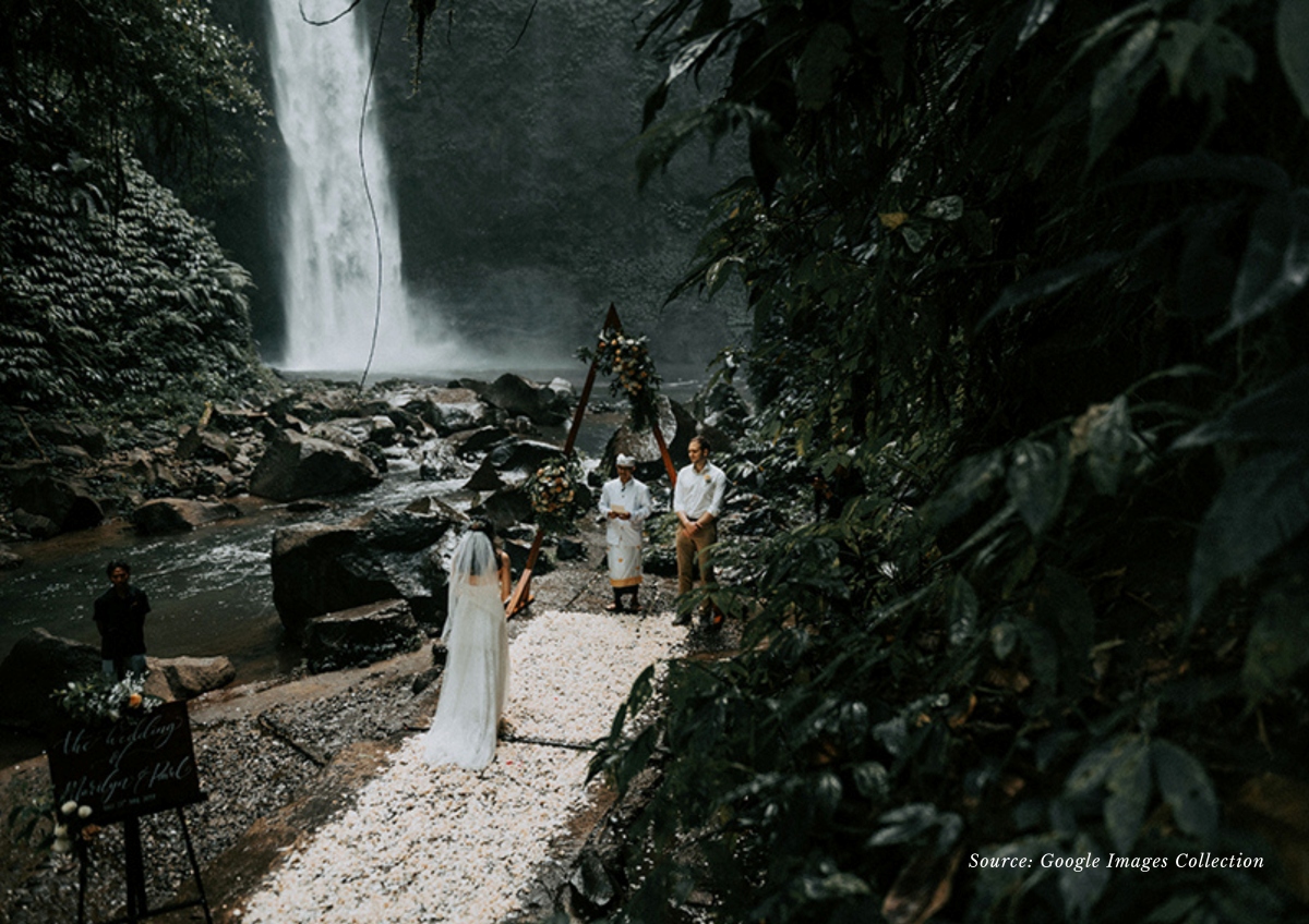 Watterfall Wedding Venue in Bali