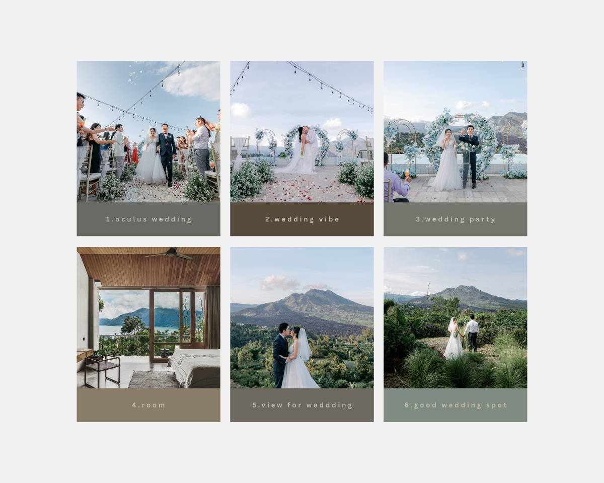 Desa Oculus Bali Wedding Venue at Kintamani