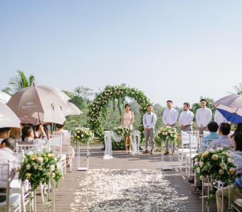 Padma Ubud Wedding Ceremony Bamboo Nest