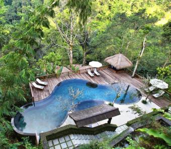 Nandini Pool with Junge view 