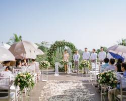 Padma Ubud Wedding Ceremony Bamboo Nest