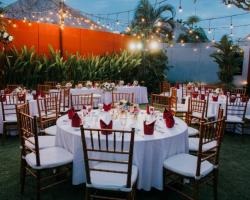 Light ball wedding decoration bali vintage florist