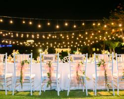 Light ball wedding decoration bali vintage florist