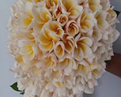 Frangipani Tier Drop Bouquet