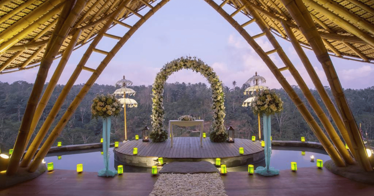 The Kayon Jungle Resort wedding 