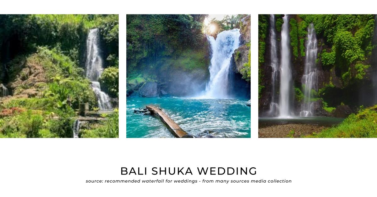 Waterfall Wedding Venue in Bali
