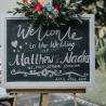 Welcome Board Wedding Villa Jerami