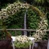 water fall wedding decoration ubud