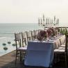 Alila Seminyak - Dinner setup with Sea View