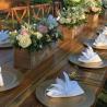 Wedding dinner centerpiece at Villa The Ylang Ylang