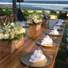 wedding dinner long table at Villa The Ylang Ylang