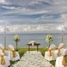 island gazebo wedding set up 