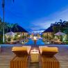 Villa Mandalay Sun Loungers at Night