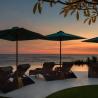 Villa Jagaditha pool at sunset
