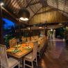 Villa Taman Ahimsa Dining Area at Night